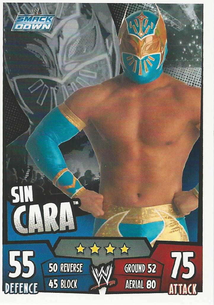 WWE Topps Slam Attax Rumble 2011 Trading Card Sin Cara No.120