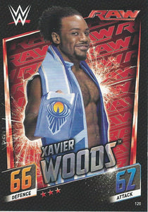 WWE Topps Slam Attax 2015 Then Now Forever Trading Card Xavier Woods No.120