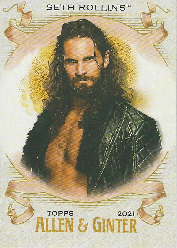 WWE Topps Heritage 2021 Trading Card Seth Rollins AG-20