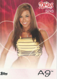 WWE Topps 2012 Trading Cards Divas 1 of 15 AJ Lee
