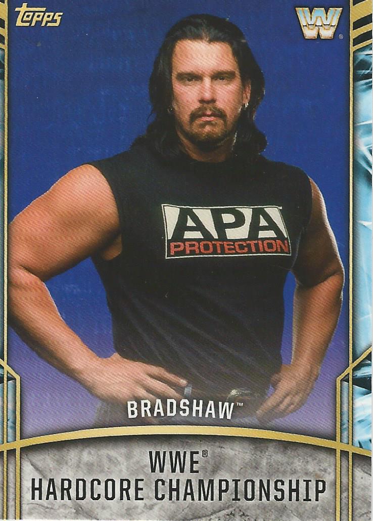 WWE Topps Legends 2017 Trading Card Bradshaw RC-20