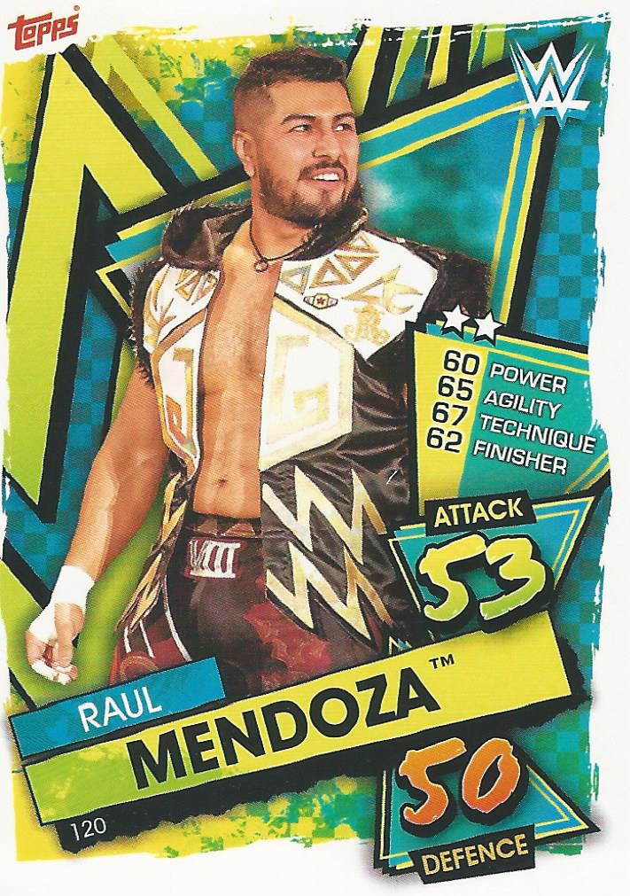 WWE Topps Slam Attax 2021 Trading Card Raul Mendoza No.120