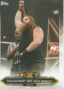 WWE Topps NXT 2020 Trading Cards Killian Dain No.21