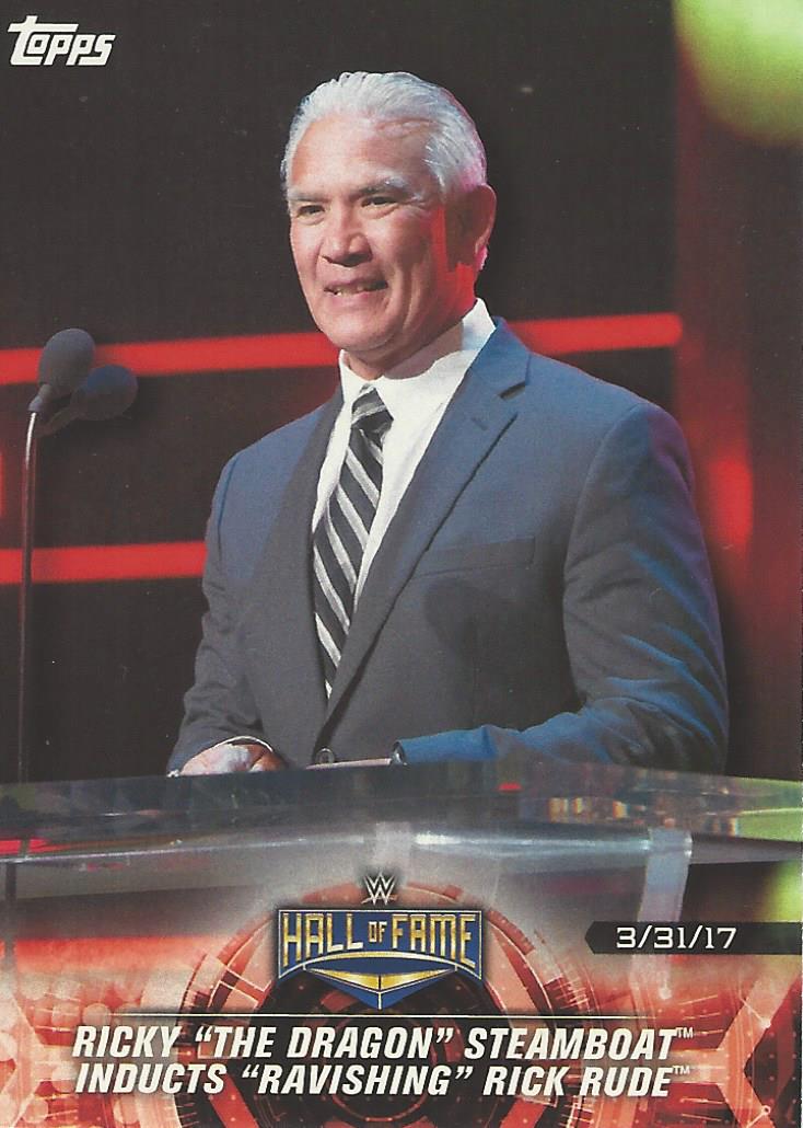 WWE Topps Road to Wrestlemania 2018 Trading Cards Ricky Steamboat No.21