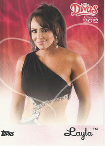 WWE Topps 2012 Trading Cards Divas 9 of 15 Layla