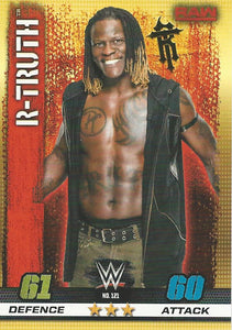 WWE Topps Slam Attax 10th Edition Trading Card 2017 R-Truth No.121