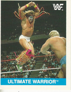 WWF Merlin Sticker Collection 1990 Ultimate Warrior No.121