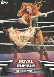 WWE Topps Women Division 2019 Trading Card Becky Lynch RR21