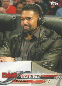 WWE Topps Then Now Forever 2018 Trading Cards David Otunga No.121