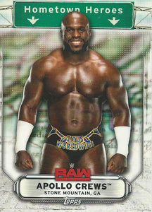 WWE Topps Raw 2019 Trading Card Apollo Crews HH-2