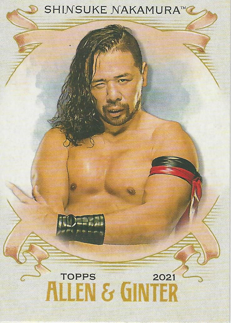 WWE Topps Heritage 2021 Trading Card Shinsuke Nakamura AG-21