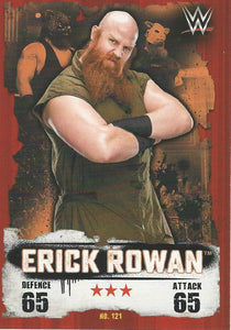 WWE Topps Slam Attax Takeover 2016 Trading Card Erick Rowan No.121