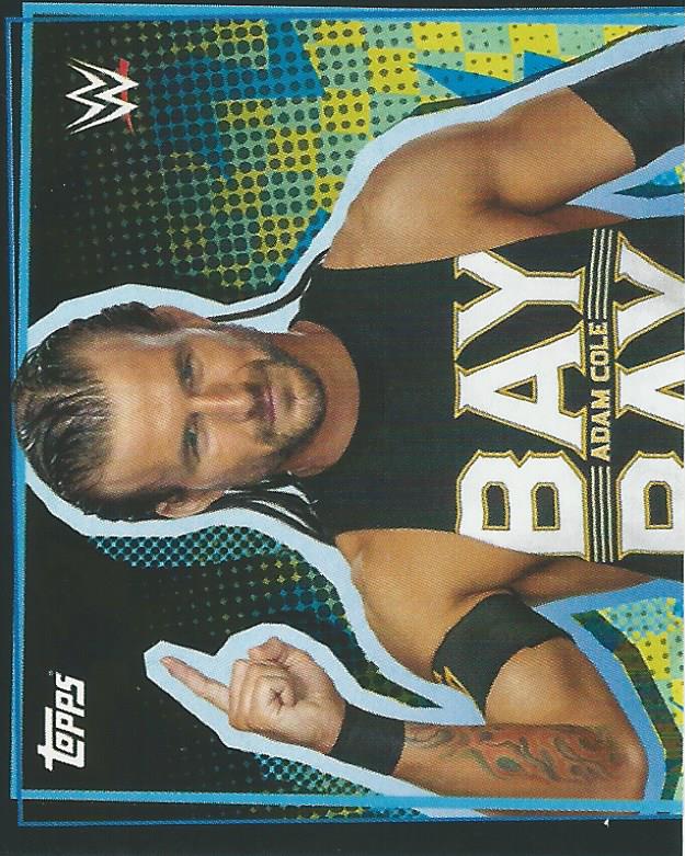 WWE Topps Road to Wrestlemania Stickers 2021 Adam Cole No.122