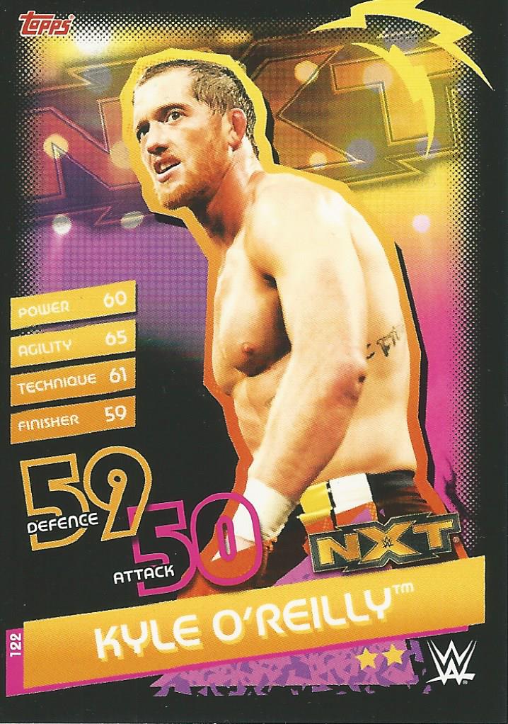 WWE Topps Slam Attax Reloaded 2020 Trading Card Kyle O'Reilly No.122 NXT