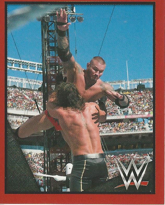 WWE Topps Then Now Forever 2016 Stickers Randy Orton No.122