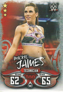 WWE Topps Slam Attax Live 2018 Trading Card Mickie James No.122