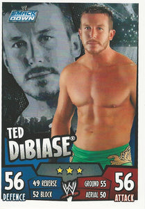 WWE Topps Slam Attax Rumble 2011 Trading Card Ted Dibiase Jr No.122