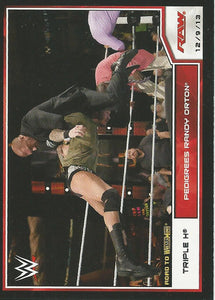 WWE Topps Road to Wrestlemania 2014 Trading Card Triple H No.62