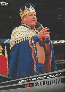 WWE Topps 2018 Trading Cards Jerry Lawler E22