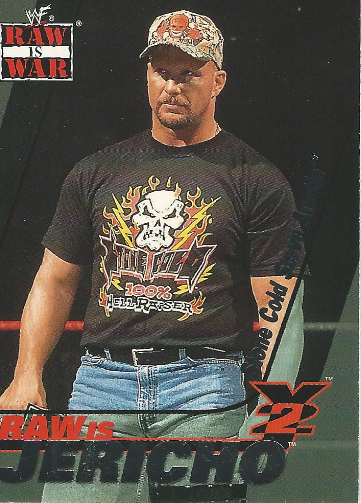 WWF Fleer Raw 2001 Trading Cards Stone Cold Steve Austin 2 of 15