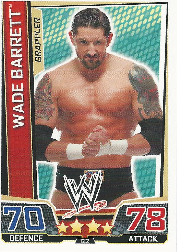 WWE Slam Attax Superstars 2013 Trading Card Wade Barrett No.122