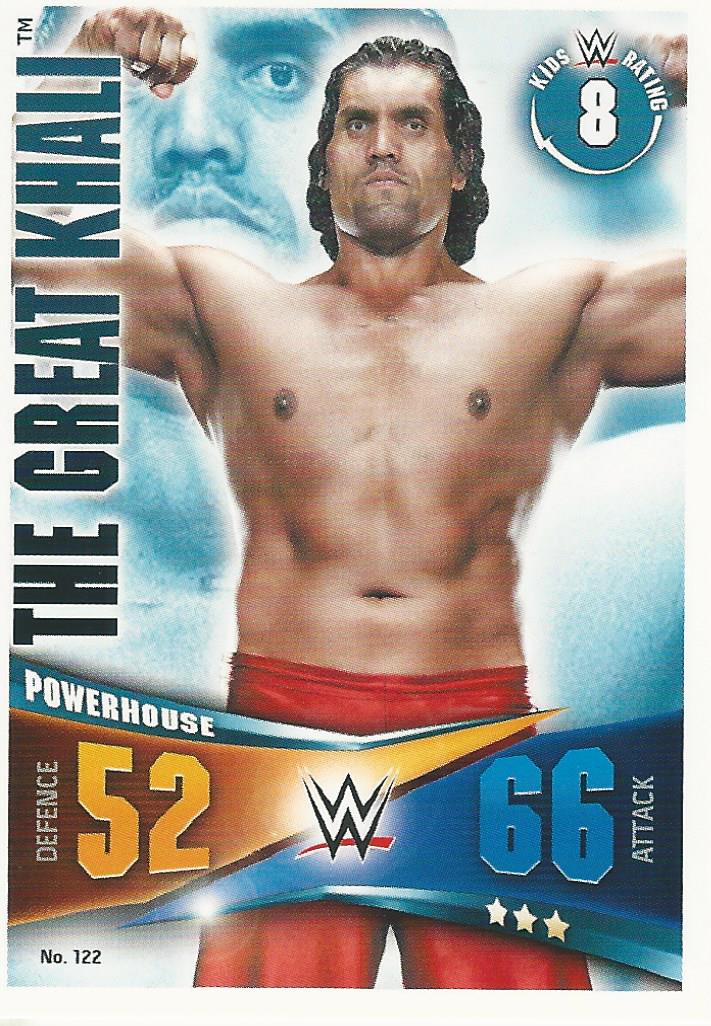 WWE Topps Slam Attax Rivals 2014 Trading Card The Great Khali No.122