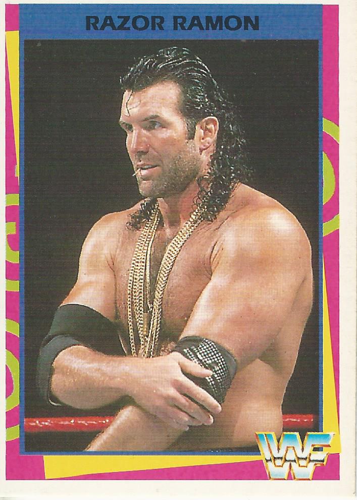WWF Merlin Trading Card 1995 Razor Ramon No.121