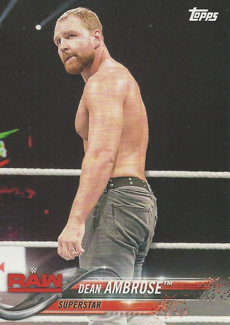 WWE Topps Then Now Forever 2018 Trading Cards Dean Ambrose No.122