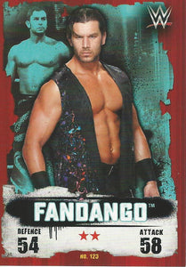 WWE Topps Slam Attax Takeover 2016 Trading Card Fandango No.123