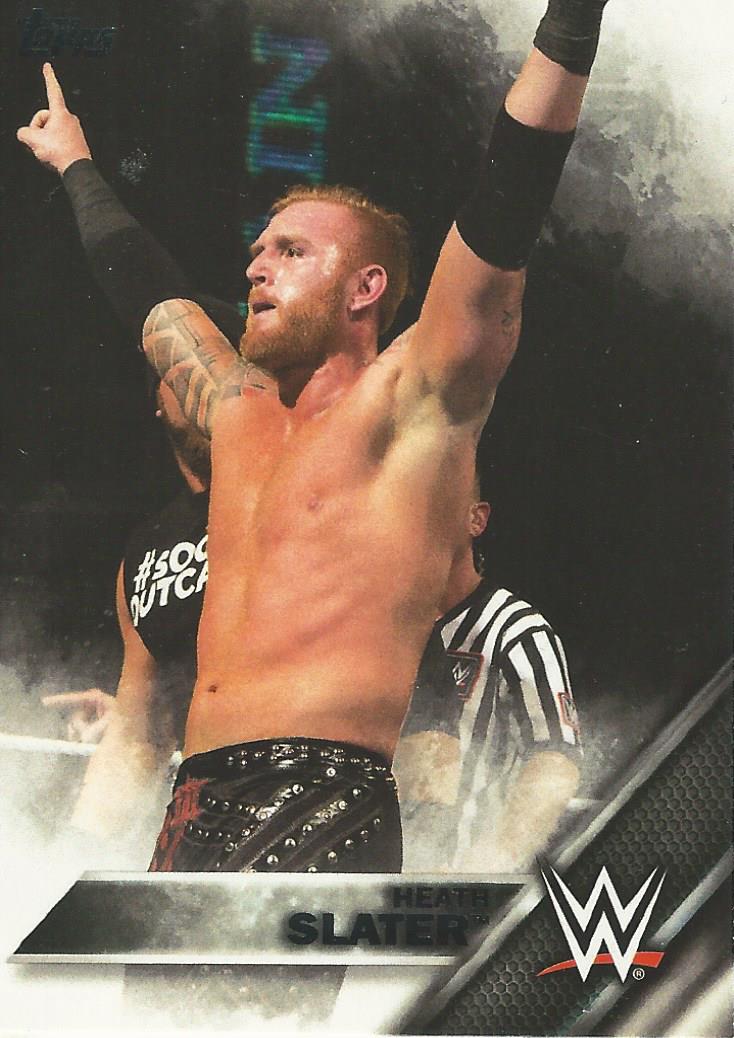 WWE Topps Then Now Forever 2016 Trading Cards Heath Slater No.123