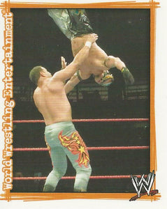 WWE Topps Superstars Uncovered 2007 Sticker Collection Rey Mysterio No.123