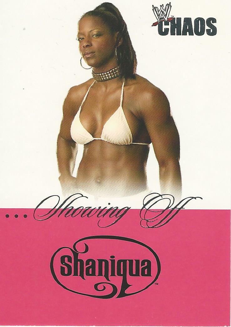 WWE Fleer Chaos Trading Card 2004 Shaniqua SO 15 of 16