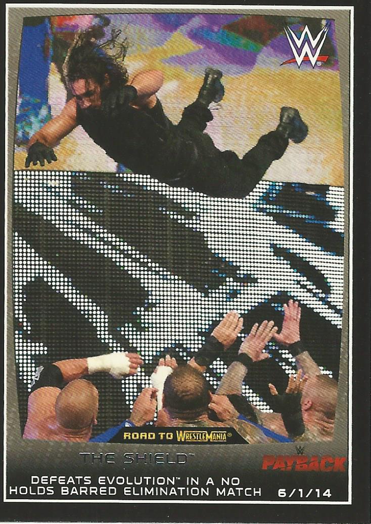 WWE Topps Road to Wrestlemania 2015 Trading Cards Seth Rollins No.23