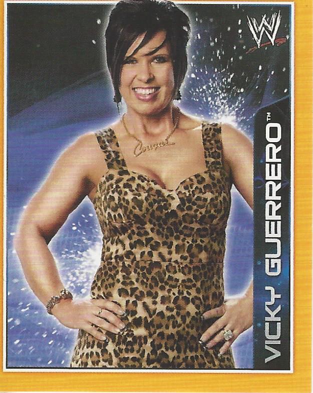 WWE Topps A-Z Sticker Collection 2014 Vicky Guerrero No.123