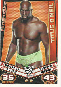 WWE Topps Slam Attax Rebellion 2012 Trading Card Titus O'Neil No.123