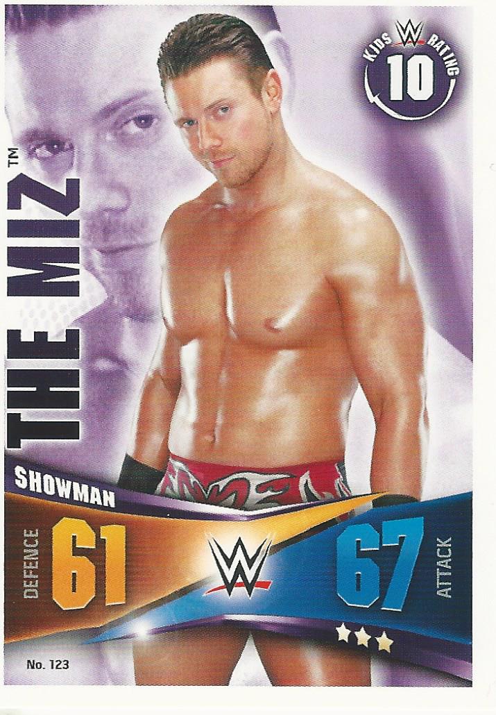 WWE Topps Slam Attax Rivals 2014 Trading Card The Miz No.123