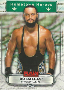 WWE Topps Raw 2019 Trading Card Bo Dallas HH-6