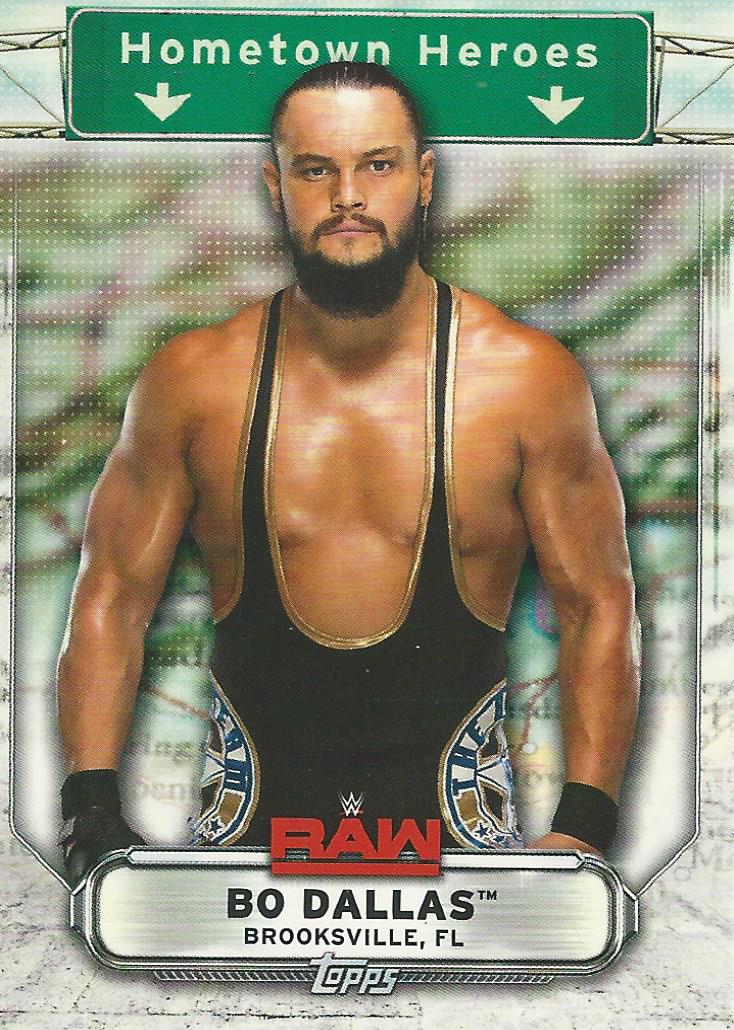 WWE Topps Raw 2019 Trading Card Bo Dallas HH-6