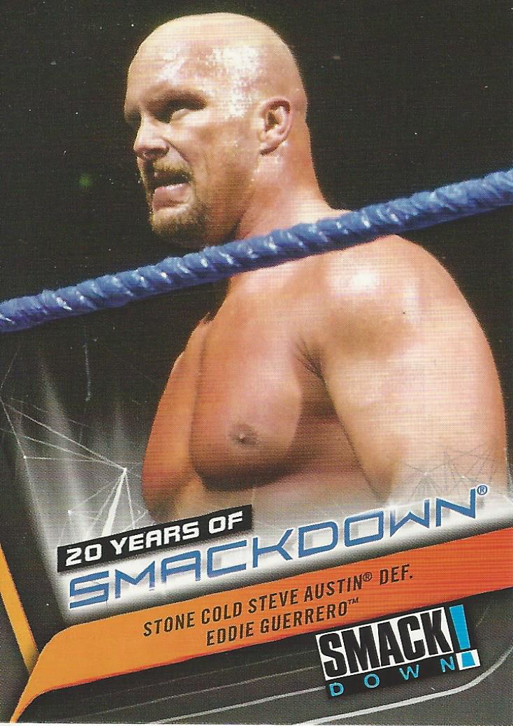 WWE Topps Smackdown 2019 Trading Cards Stone Cold Steve Austin SD-3