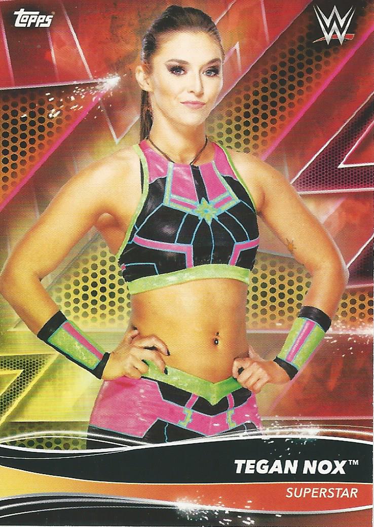 Topps WWE Superstars 2021 Trading Cards Tegan Nox No.123