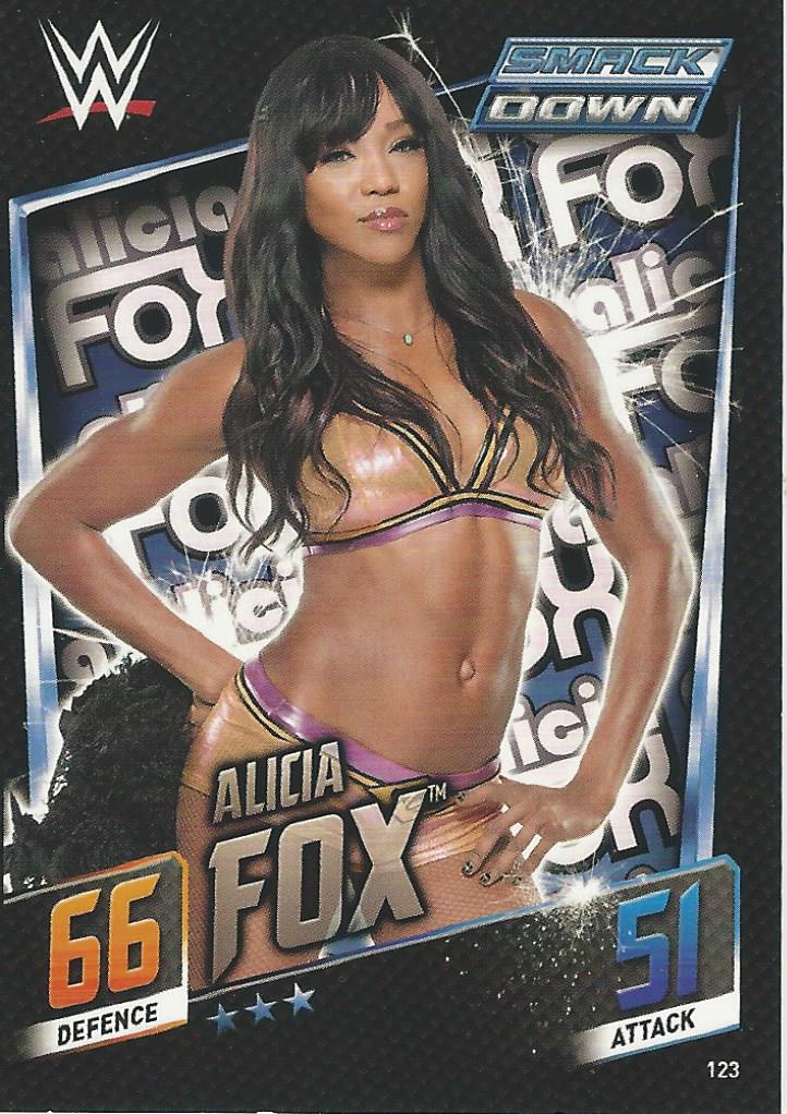 WWE Topps Slam Attax 2015 Then Now Forever Trading Card Alicia Fox No.123