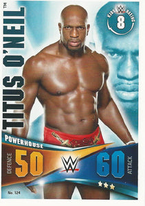 WWE Topps Slam Attax Rivals 2014 Trading Card Titus O'Neil No.124