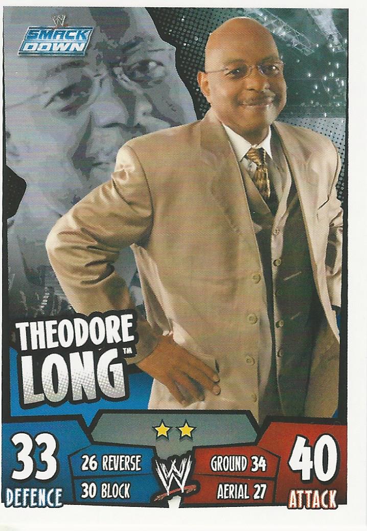 WWE Topps Slam Attax Rumble 2011 Trading Card Theodore Long No.124