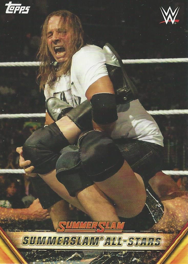 WWE Topps Summerslam 2019 Trading Card Bret Hitman Hart MSS-25