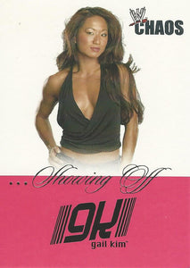 WWE Fleer Chaos Trading Card 2004 Gail Kim SO 16 of 16