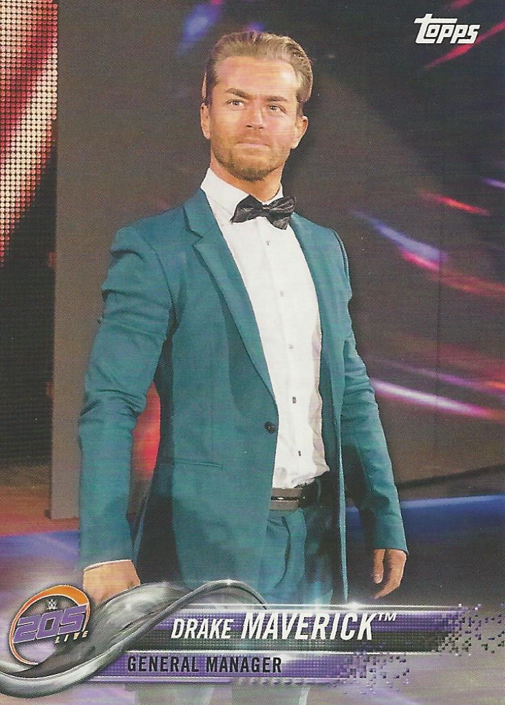 WWE Topps Then Now Forever 2018 Trading Cards Drake Maverick No.124