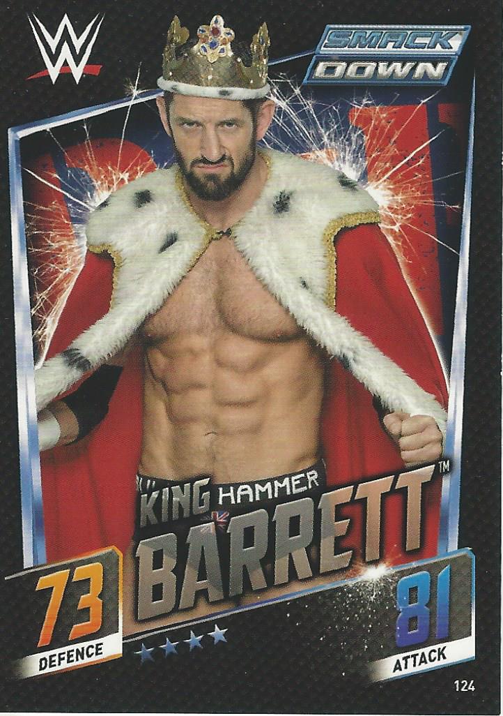 WWE Topps Slam Attax 2015 Then Now Forever Trading Card King Barrett No.124