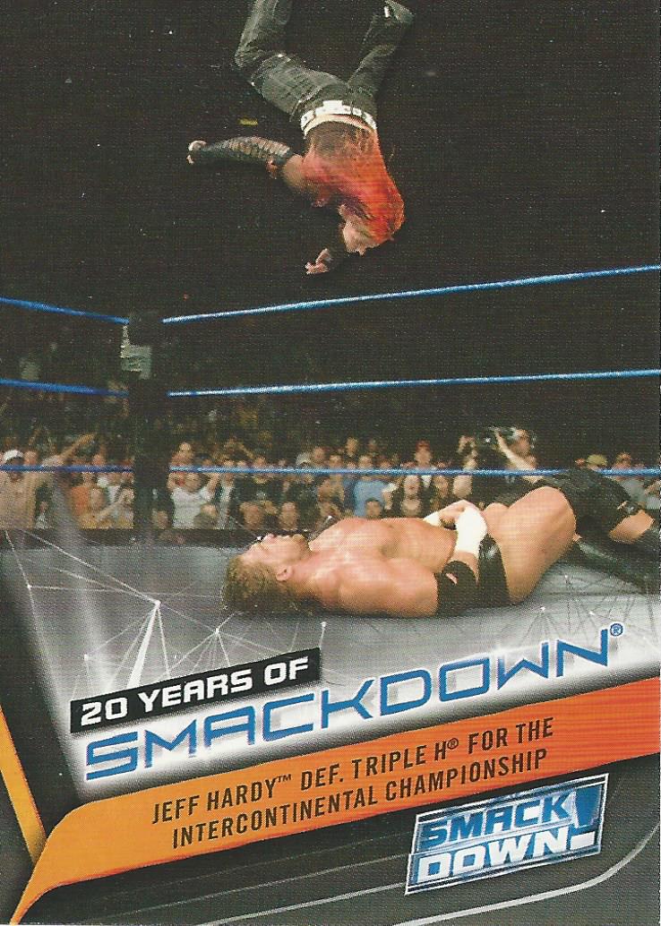 WWE Topps Smackdown 2019 Trading Cards Jeff Hardy SD-4