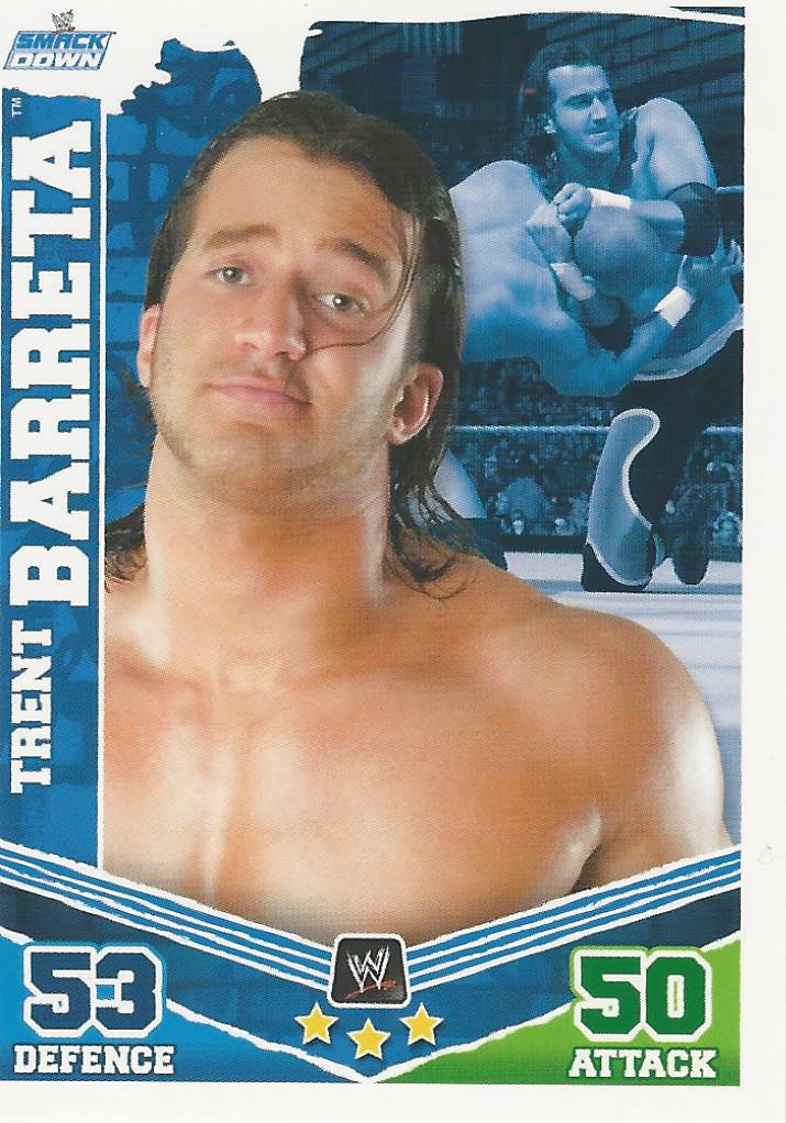 WWE Topps Slam Attax Mayhem 2010 Trading Card Trent Barreta No.124