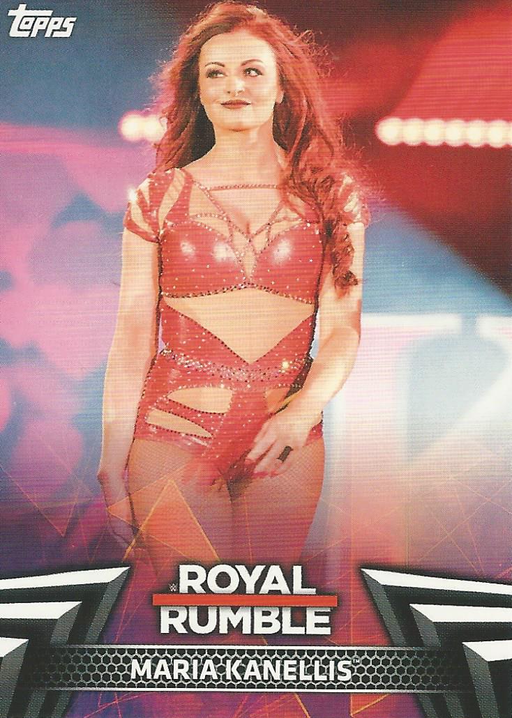 WWE Topps Women Division 2019 Trading Card Maria Kanellis RR24